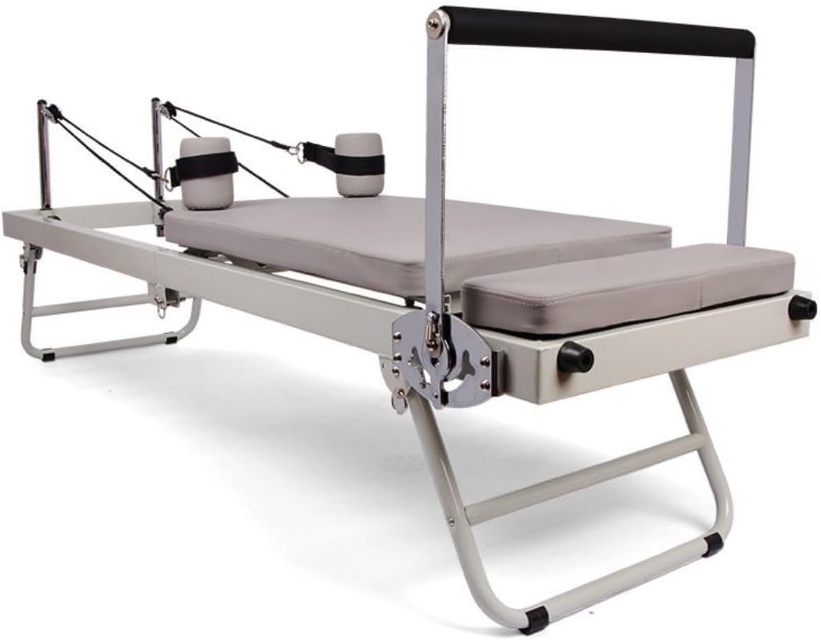 Pilates Reformer Machine Foldable At Home Gym Workout Core Bed Exercise Equipment
